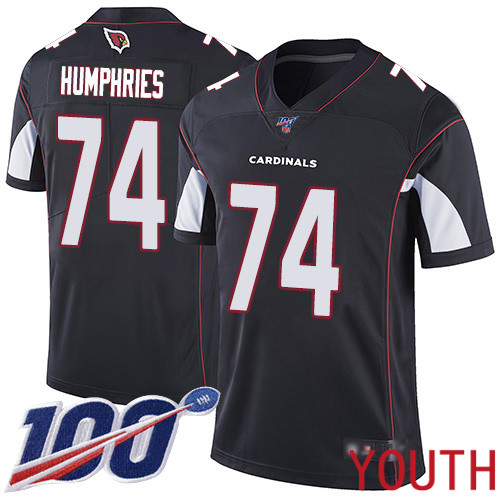 Arizona Cardinals Limited Black Youth D.J. Humphries Alternate Jersey NFL Football #74 100th Season Vapor Untouchable